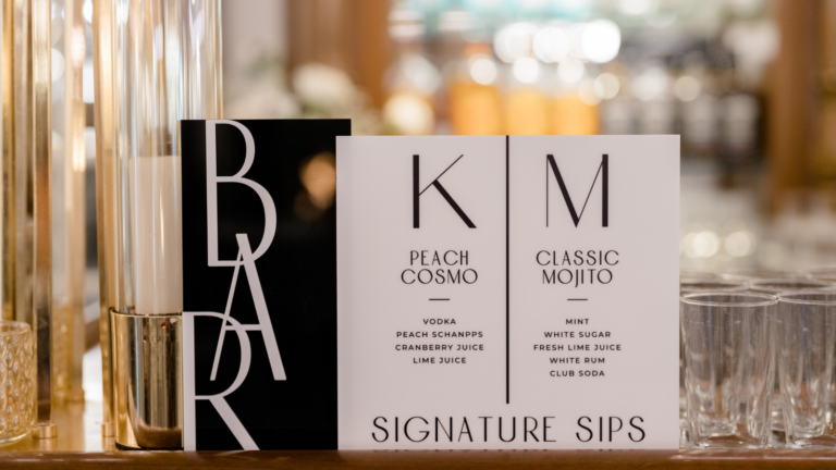 Choosing a Wedding Signature Cocktail (10 Tips)